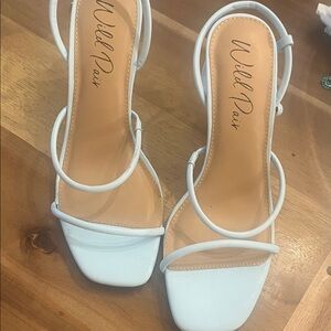 Wild Pair Sky Blue Strappy Heels